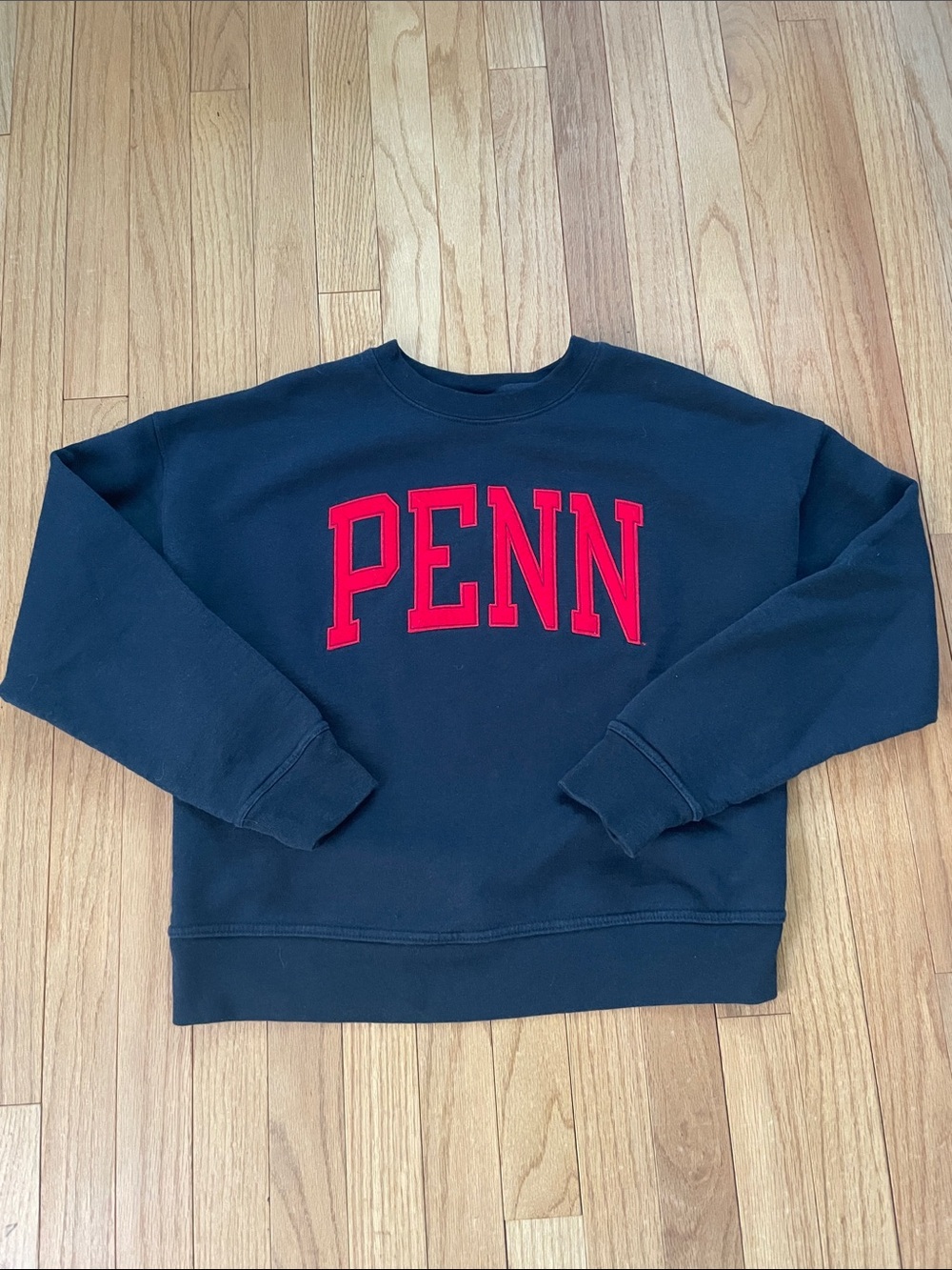 Champion PENN Navy Crewneck women’s size medium